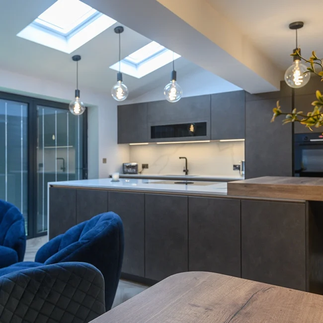 German Kitchen in Slate Grey